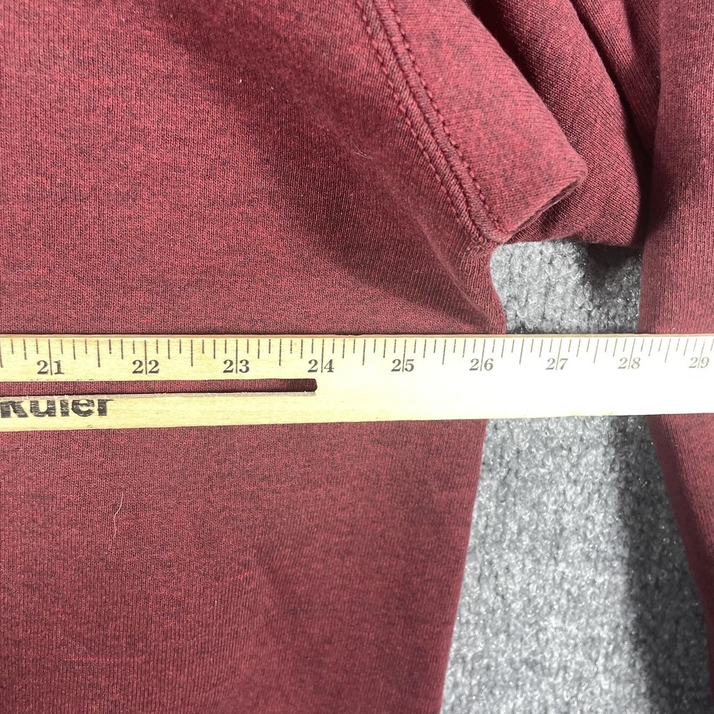 VTG Wilson Sweatshirt‎ Mens 2XL XXL Red Pullover Fleece Heavyweight Blank Retro - Picture 9 of 12